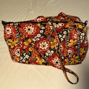 Vera Bradley large floral duffle